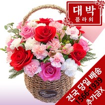 대박플라워 프리티걸 꽃바구니 생일선물 기념일 출산꽃선물 병문안 꽃배달