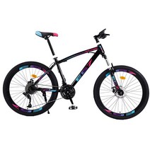 MTB 자전거 산악 30단 하드테일 경량 입문용 출퇴근 학생 24인치 26인치, 27.5인치cm, M + 27단