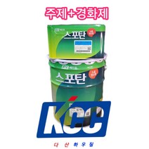 KCC우레탄(스포탄) 옥상 방수용 중도재 20KG (하도 중도 상도 ), 우레탄 상도 (스포탄 회색4L)