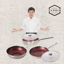 클래딘 명품 인덕션 이연복 시그니처 알파 후라팬 5P 세트 신혼부부 집들이 선물