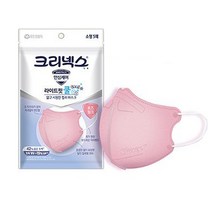 크리넥스 라이트핏 쿨 컬러마스크 소형 5매입, 핑크, 5개, 5개