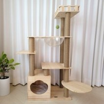 펫이랑 큐티 원목 캣타워, 1개