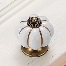 앤틱화이트 호박 가구 손잡이 DIY 서랍장 장식장 문고리, 단품
