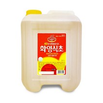 대상 쉐프원 화영식초 15L 업소용 말통 식자재 양조 도매