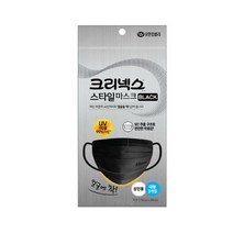 크리넥스 스타일마스크 블랙 대형 3px3팩, 3팩