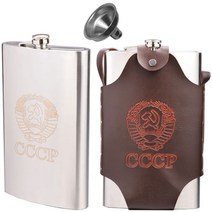 휴대용 위스키 힙 플라스크 with funnel 18 oz 스테인레스 스틸 플라스크 for 주류 야외 스포츠 위스키 pu 가죽 pocket flask for alcohol 남성 선