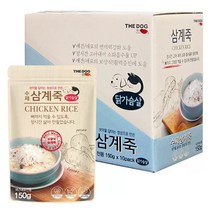 더독애견애묘 수제 삼계죽 150g x 10