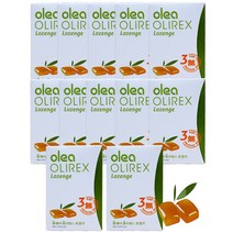 올레아 올리렉스 로젠지 캔디 12개 허브 올리브 목, 1개