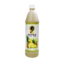 [더착한푸드]파인애플원액(청솔 835ml) 식자재마트 대용량 업소용 파인원액 파인애플시럽 파인애플주스 파인애플농축액, 1개, 835ml