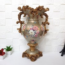 대진무역 앤틱골드화병 인테리어꽃병 앤틱꽃병 엔틱장식화병, 골드화병