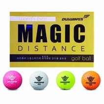 다이아윙스 골프공 장타 비거리전용 M2 M3 M5 골프공 12구, 옵션:[색상선택] M3 주황12구, 단품