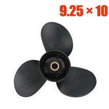 선외기 도하츠 머큐리 엔진용 프로펠라 9.9hp 15hp 20hp 9.25x10 알루미늄 합금 14스플라인, 01 Black