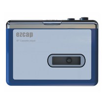 카세트플레이어 포터블 USB 블루투스 카세트 라디오 ezcap215 휴대용 개인 워크맨 블루투스 카세트 플레이어 레트로 테이프 음악을 블루투스 이어폰 또는 스피커로 전송, 없음