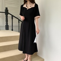 나나쿠스 미드나잇 원피스 카라롱 오버핏 빅사이즈 가능