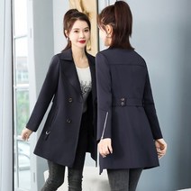 여성 코트 간절기 롱코트 캐주얼 슬림핏 자켓 인박카018