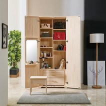 편백러브 비비 편백나무 화장대/옹이없는 무절 원목 원룸 최강 수납장, 몸통 편백나무로 변경