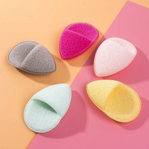 진동클렌저 피부마사지기 천연 각질 제거 페이스 워시 클렌징 퍼프 플러터 스폰지 딥 리무버 블랙 헤드밴드 화장품 페이셜 클린 도구, 분홍색