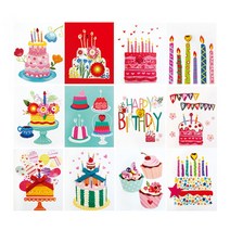 [바보사랑] 프롬앤투 케익 연하장 감사카드FT5051(12종한세트), 상세 설명 참조, 상세 설명 참조