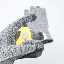 순잎따기장갑 L 바비큐 그라인더장갑 캠핑 용접 타격방지 찔림