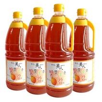 상주 빛깔좋은 감식초 1.8L x 4병 천연 과일 발효 식초, 4개
