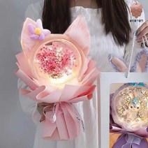 보자기꽃풍선 카네이션풍선 선물 환갑 부모님선물, 꽃잎, 12.L