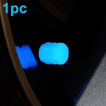 야광휠캡 포터 네어테크휠너트 레이휠캡VIP 로고 야광 밸브 캡 4 개 자동차 타이어 노즐 커버 장식 오토바, 13 1pc blue