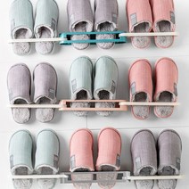 드림 슬리퍼 걸이 IV 욕실화 실내화 신발 거치대 현관 정리 용품 홀더 슈즈랙 꽂이, 1개