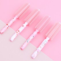 에이브 플라워 헤어롤 가시브러쉬 브러쉬 헤어빗 드라이어 헤어롤 드라이어빗 포킹브러쉬, 장미