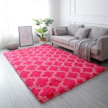 거실 카페트 매트 거실러그 실크 패턴 플러시 카펫 바닥 매트 거실 침실 침대 옆