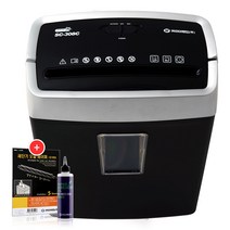 카피어랜드 보안관 오토 문서 세단기 하이그로시 투톤 14L 6매 크로스컷 SC-308C+오일페이퍼5매