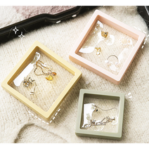 코시기 외부공기 완벽차단 밀봉 악세사리 케이스 2가지 사이즈, 7X7, 1개, 블랙