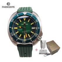 남자 여성 손목 시계 PARNSRPE-다이버의 고급 남성용 작은 전복 자동 기계식 일본 NH35A 무균 다이얼 사파이어 유리