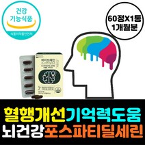 식약처인증 징코 기억력 개선 뇌 건강 영양제 인지 기능 포스파티딜세린 항산화 집중력 머리 공부 두뇌 에좋은 활성 산소 제거 PHOSPHATIDYLSERINE 혈행 혈관 혈액 제