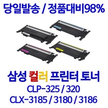 삼성전자 CLT-K407S C407S M407S Y407S CLP-320K CLP-325WK CLP-325K CLX-3185WK CLX-3180K CLX-3185K CLX-3185FW 비정품토너, CLT-M407S 빨강 맞교환, 1개