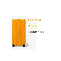 리모와캐리어커버 호환 리모와 에센셜 트렁크 플러스 투명 수하물 커버 33 인치 두꺼운 PVC 지퍼가 달린