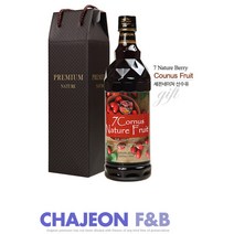 [차전에프앤비] 세븐네이처 산수유원액 900ml 농축액 진액 즙 엑기스 산수유원주스