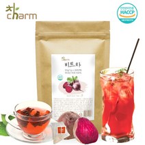 국산 볶은 비트차 삼각티백 30g(1g X30ea) 100% 레드비트, 2팩, 30g