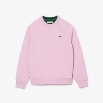 라코스테 맨투맨 릴렉스핏 핑크 여성 SF8283-52N Z4H