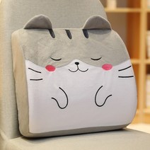 북유럽 수입 명품 쿠션 고급 쇼파 memory foam lumbar pillow 허리, 고양이