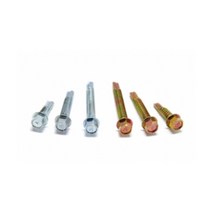 스틸하우스용 육각 양날피스 스크류볼트 백색 5봉 철판체결 수공구 시공작업, 14x25mm 500pcs
