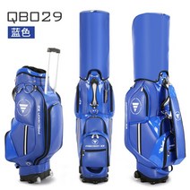 바퀴캐디백 화이트 블랙 골프가방 남성용 여성용 클럽, A.블루