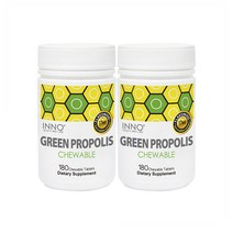 이노헬스 씹어먹는 그린 프로폴리스 츄어블 180정 2개