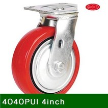 BJV998795중하중용 캐스터-회전 4040PUI 4In.ch 고정 (1EA), 1개