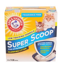 암앤해머 슈퍼스쿱 9.07kg 무향 고양이모래추천, 단품