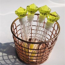속눈썹고데기 속눈썹 히팅 뷰러 고데기 드라이기 5pcs 아크릴 다이아몬드 큰 다이아몬드 래쉬 브러쉬 일회, 한개옵션1, 04 5pcs Yellow