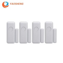 문열림센서 wholesale 433mhz 1527 무선 지능형 창 도어 자석 센서 감지기 스마트 라이프 홈 알람 시스템 열기 194, 4개
