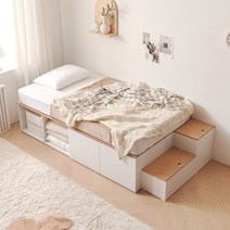 주식회사히트 [히트가구] C3751 무헤드 믹스 수납침대 S 3colors (착불), 내추럴