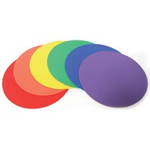 PGM*^몰아이워너 레인보우 원마커 6컬러세트 미끄럼방지라운드 스포츠동그라미 색깔 야외운동 운동^^췤pgm, a^^옵션없슴