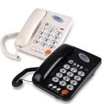 [맥슨(가전)] 오빌 일반유선선화기 OP-707 블랙/화이트 (헤드셋별도구매), 색상:블랙