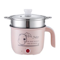 220v 미니 밥솥 전기 요리 기계 단일 더블 레이어 사용 가능한 냄비 멀티 전기 밥솥 1.8l, 카키색, 에게